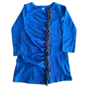 Tea Collection Blue Ruffle Dress Girls' 2